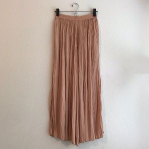uniqlo washer satin skirt pants